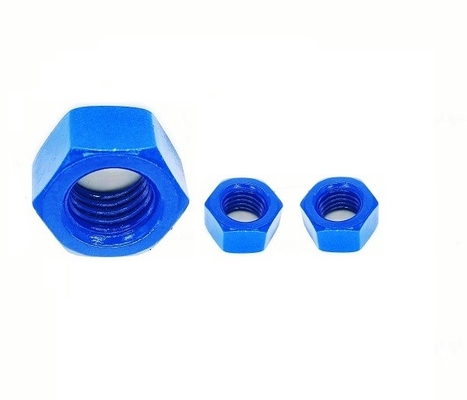 Mua Lớp phủ PTFE Đai ốc hình lục giác / A194 2H Đai ốc hình lục giác GB / T 6170 online manufacture
