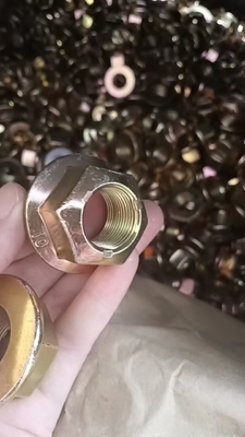 Mua Loại mô-men xoắn chủ yếu Các hạt hình lục giác kim loại hoàn toàn với sợi vít để buộc và bảo mật online manufacture