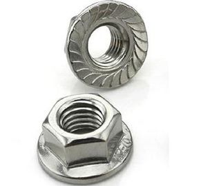 Mua Thép carbon / thép không gỉ Hex bích Nuts M5 - M20 với sợi thô / mịn online manufacture