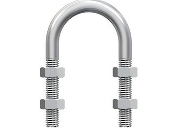 Mua Lắp ráp bu lông và đai ốc hình chữ U, Phần cứng kim loại mạ kẽm mạ kẽm online manufacture