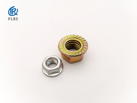 Mua Gr5 M6 Đầu lục giác Khóa mặt bích răng cưa Đai ốc DIN6923 Hoàn thiện trơn online manufacture