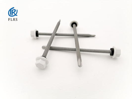 Mua Đầu mặt bích Hex Nylon tự khoan Vít thép Bề mặt sơn chống ăn mòn cao cấp online manufacture