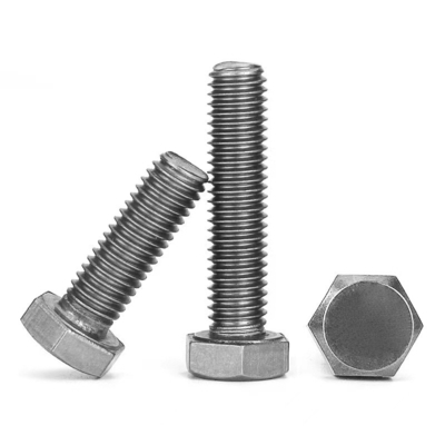 Trọng lượng nhẹ Titan nguyên chất TA2 Hex đầu Bulông chống ăn mòn Kết thúc tự nhiên
