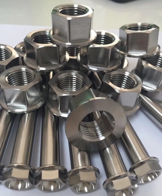 Hợp kim titan TC4 Chốt cơ khí Chốt bu lông Đai ốc Chống ăn mòn chịu nhiệt
