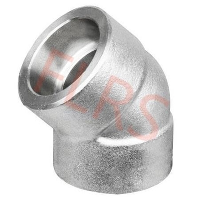 Ổ cắm Hàn 45 độ Ống nối ống khuỷu rèn bằng thép không gỉ A182 F304 F316