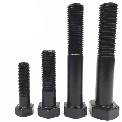 Half Metric Thread Hex Head Bolt Fastener Làm đen Kết thúc Phòng chống rỉ sét