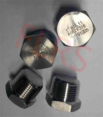 Đầu hình lục giác có ren Đầu nối ống thép không gỉ A182 F316 ASME B16.11