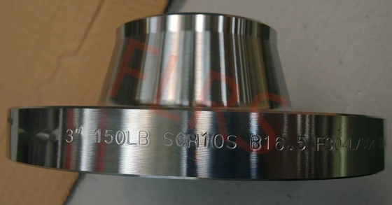 A182 F304 / 304L Mặt nâng mặt hàn Ống thép không gỉ Mặt bích SCH10S 3 inch