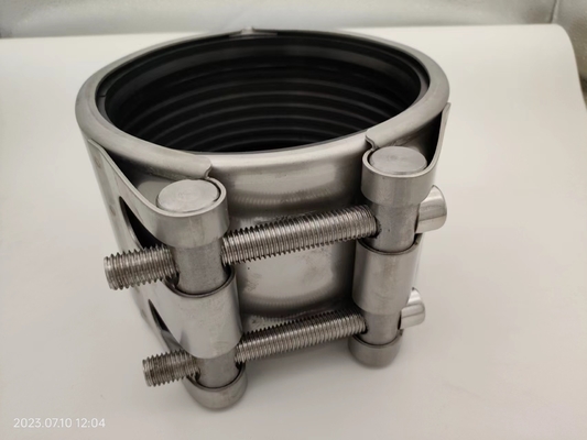 Clamp sửa rò rỉ ống đơn DN150 với SS304 NBR và NBR Liner