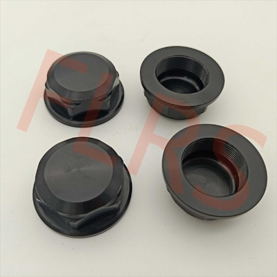 Xe ô tô tùy chỉnh Cap Nut với Flange EN AW-7075 Anodized Black Cho xe máy hoặc xe hơi
