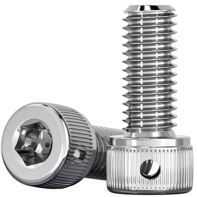 Chống ăn mòn Hex Socket Cap đầu máy vít với lỗ dây trên đầu SS304 hoặc SS316