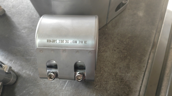 Khớp nối sửa chữa đường ống / kẹp GRIP loại vật liệu SS304 với lớp lót EPDM