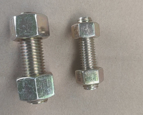 Bíchromate mạ ren đinh tán bu lông Hex Nut Washer ASME A193