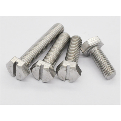 Thép không gỉ GB / T 29.1 Bolt hex với khe cắm trên đầu