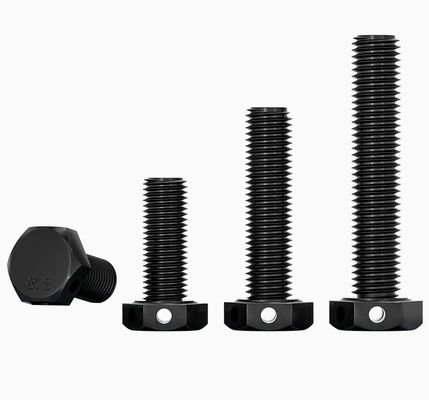 Thép carbon cấp 8.8,10.9 GB32.1 Bolt đầu hình lục giác với lỗ trên đầu