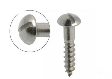 Vít tự khai thác đầu tròn có rãnh theo hệ mét SS 304 316 / Sản xuất bằng thép carbon