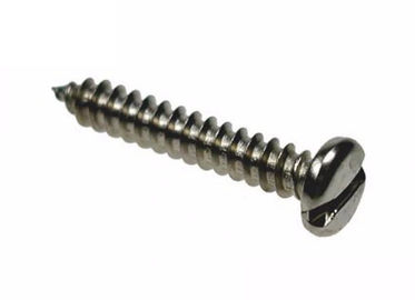 Vít gỗ tự khai thác bằng thép không gỉ / thép carbon với đầu chảo có rãnh