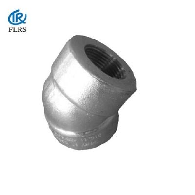 Duplex SS 45 độ khuỷu tay ASME Lắp ống thép rèn ren