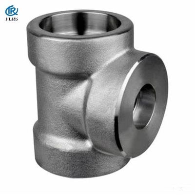 6000LB Tee bằng nhau ASME B16.11 Lắp ống thép rèn