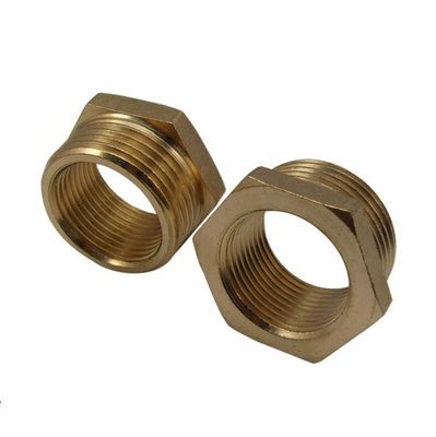 Ống lót bằng đồng thau Npt Hex Head Ống lót Nam Nữ Ống lót thủy lực