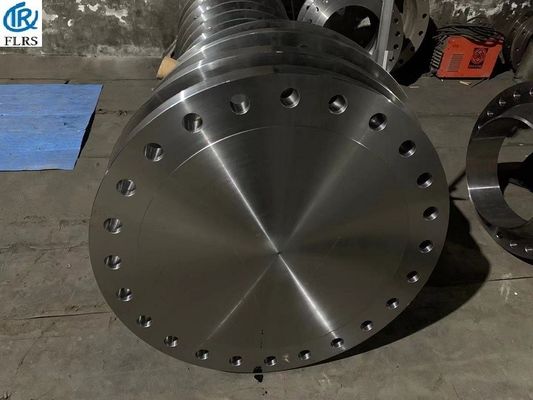 Thép carbon rèn ASME B16.5 Mặt bích trắng ASTM SA105 N + Hạt mịn