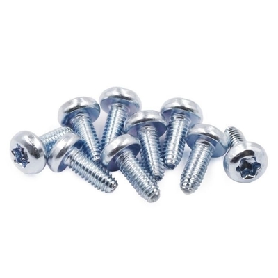 Ổ cắm Torx mạ kẽm lớp 8,8 Trục ren Đầu trục vít / Chủ đề tam giác tự khai thác Vít vít DIN7500 PE