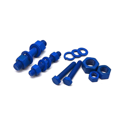 KÍCH THƯỚC M6-M32 Bulông phủ PTFE đầy màu sắc và lắp ráp đai ốc